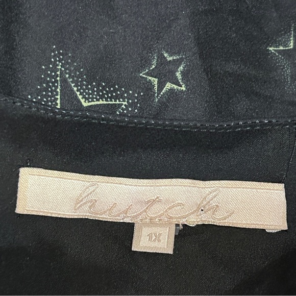 ⭐️Hutch Star Print Puff Sleeve Office Career Date Night Out Party Guest Dress - Picture 12 of 16